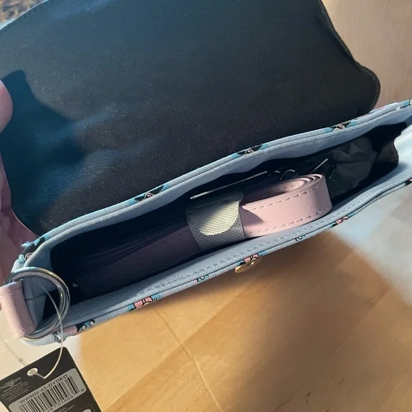 Disney Minnie Mouse Pink and Blue Crossbody Bag NWT - Picture 7 of 12